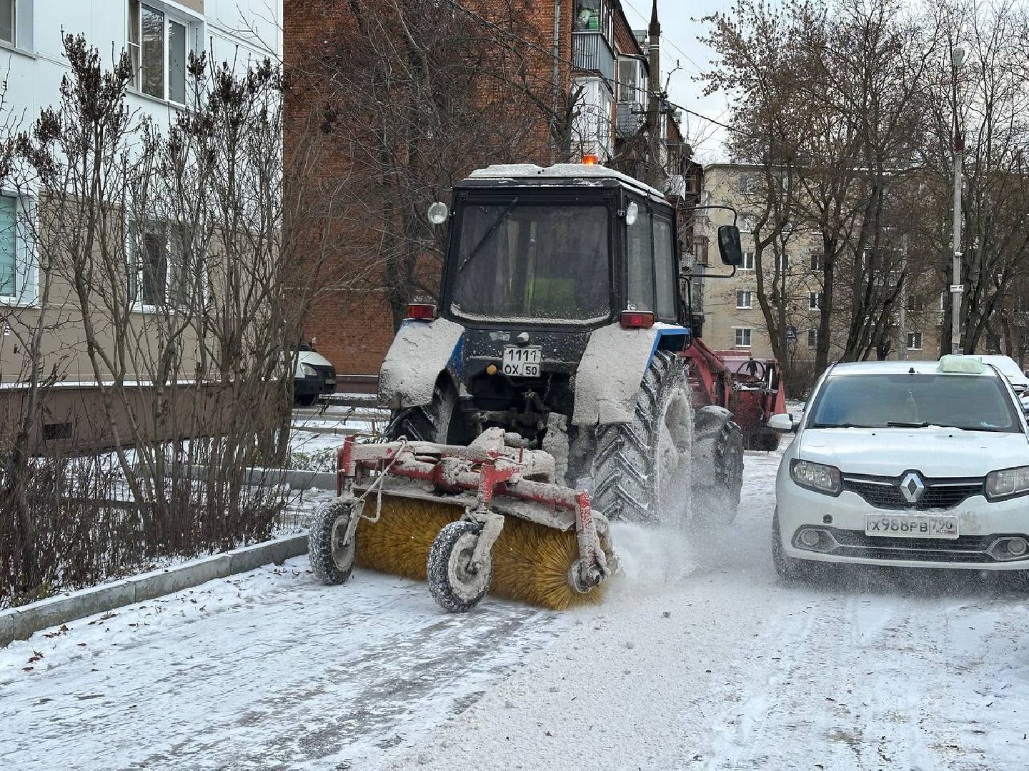 домодедово, уборка снега,  снег и наледь,