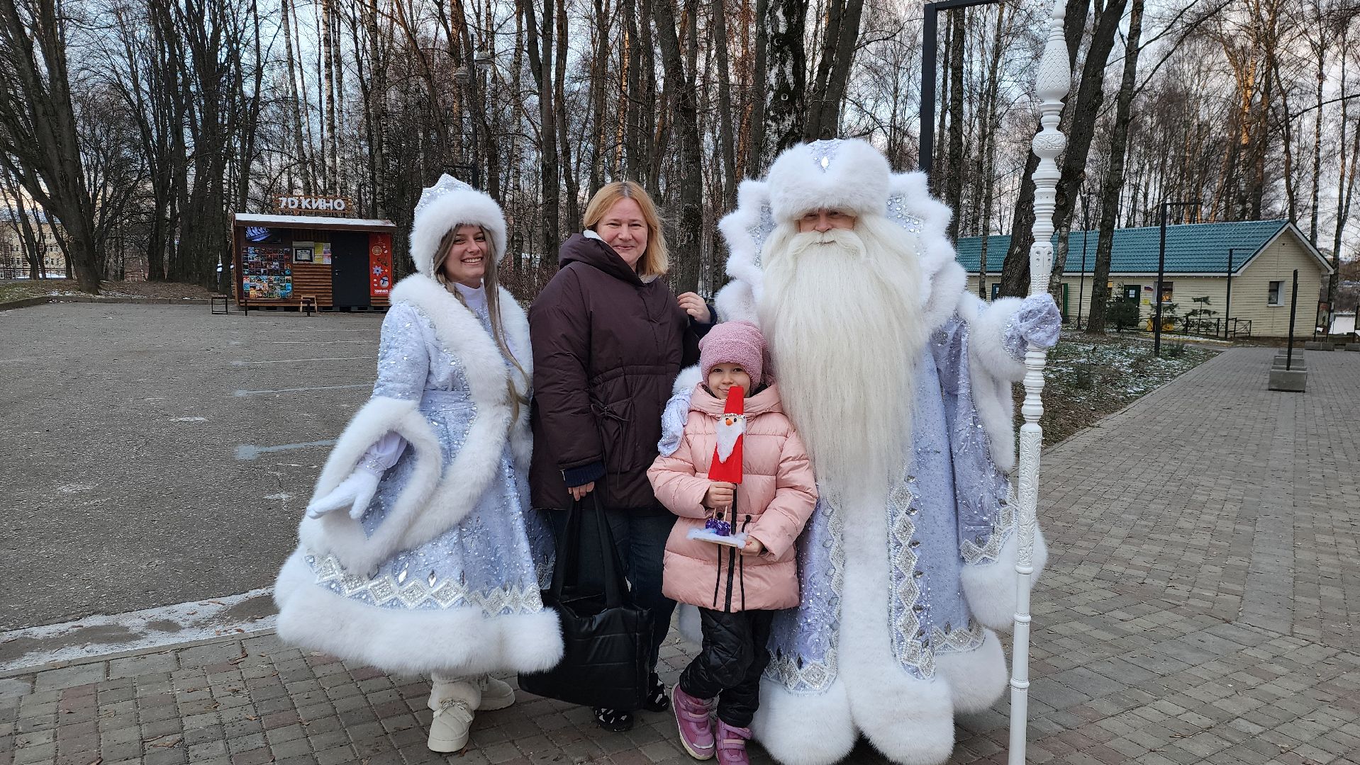 клин, сестрорецкий парк, парки сказки торжество, дед мороз,  зимв в подмосковье,