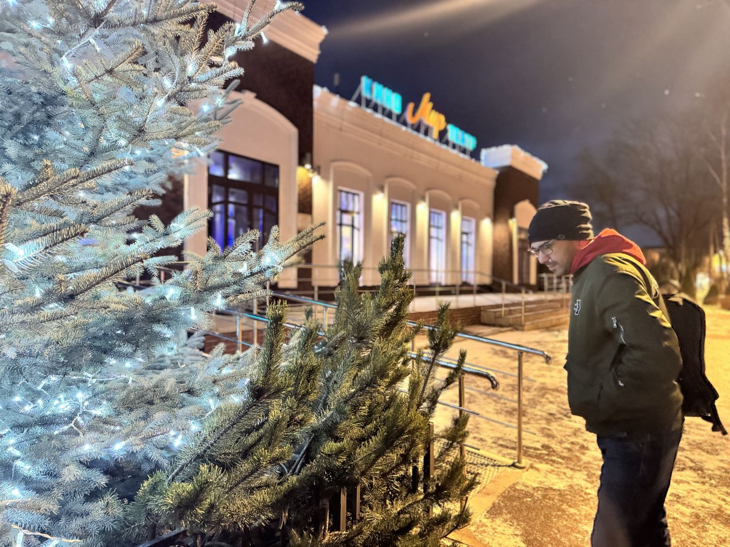 шаховская школа, новогодние украшения, зима в  подмосковье,