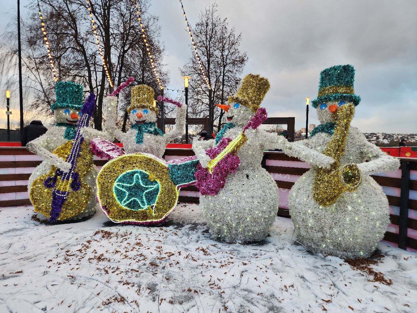 Подольск , каток, Парк Талалихина ,