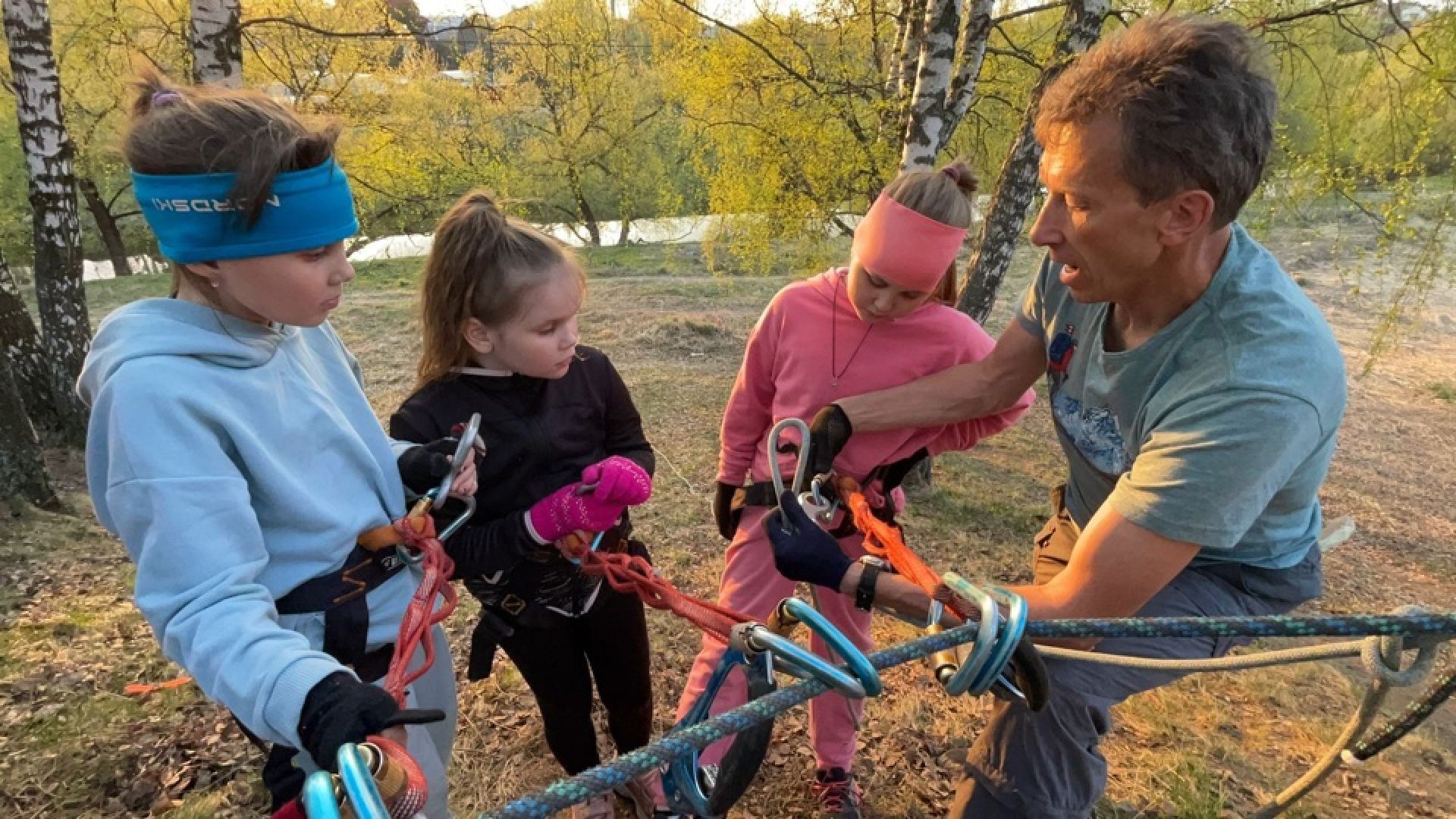 Домодедово, парк Городской лес, спорт, бег, ОФП