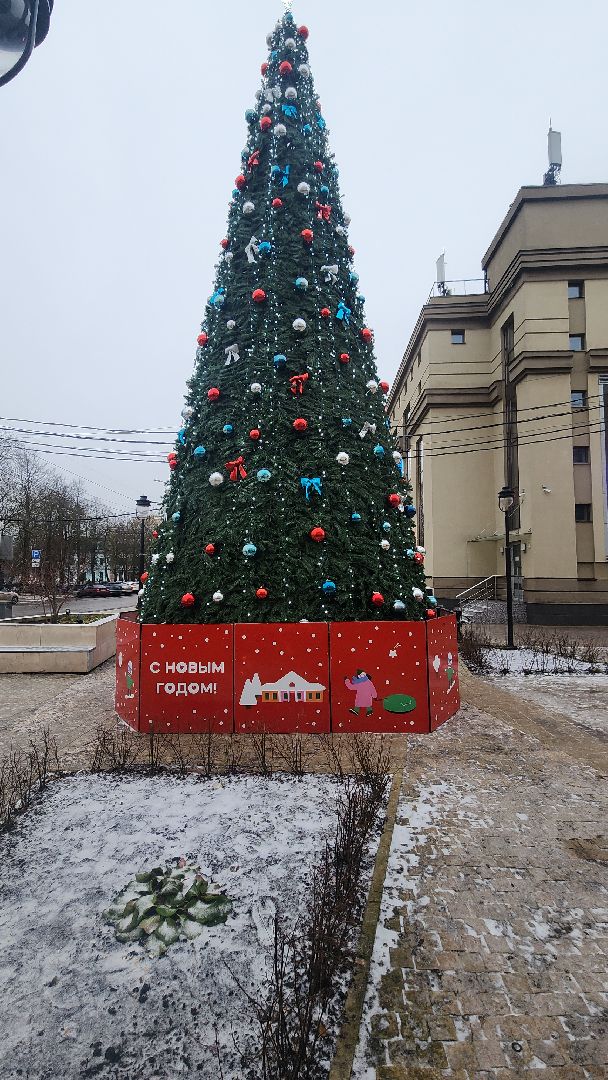 Новый год , Обшество , Конкурс елок во дворах и подъездах ,