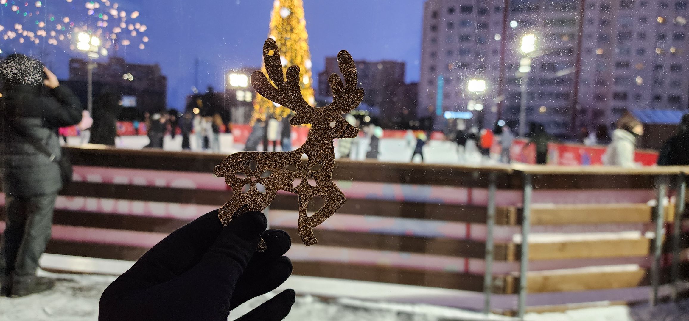 Истра, Каток, Снег,