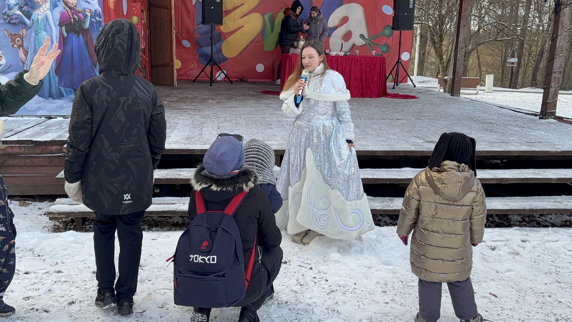 Истра, Парк, Зима,