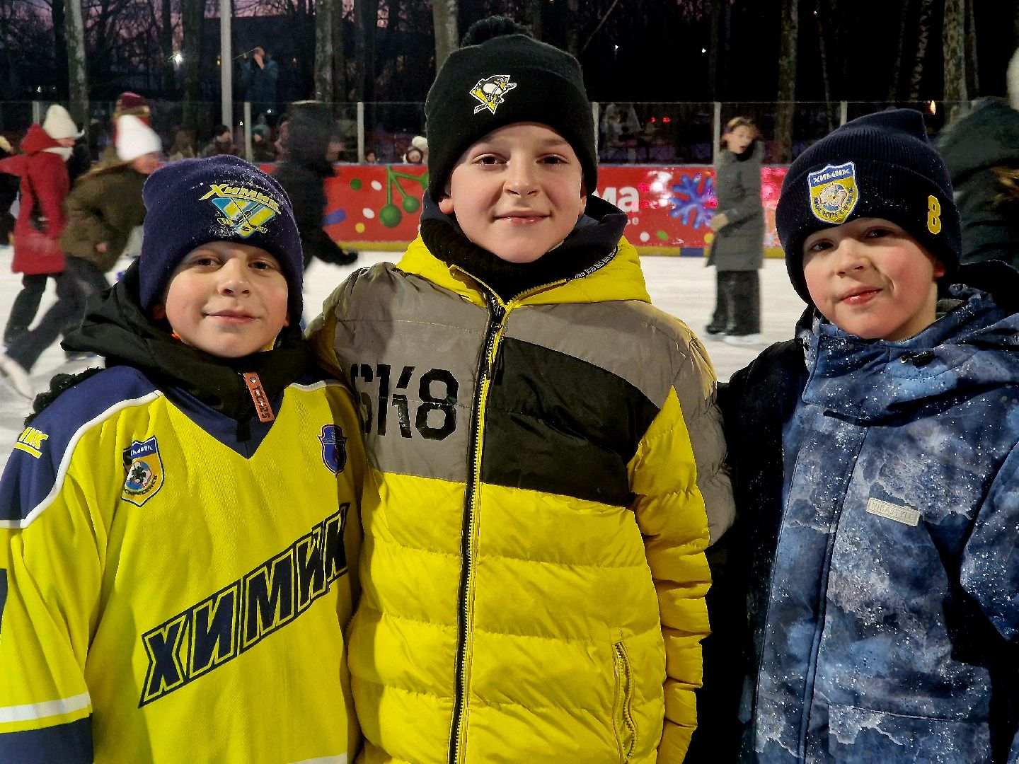 воскресенск, зима в  подмосковье, ледовый каток,