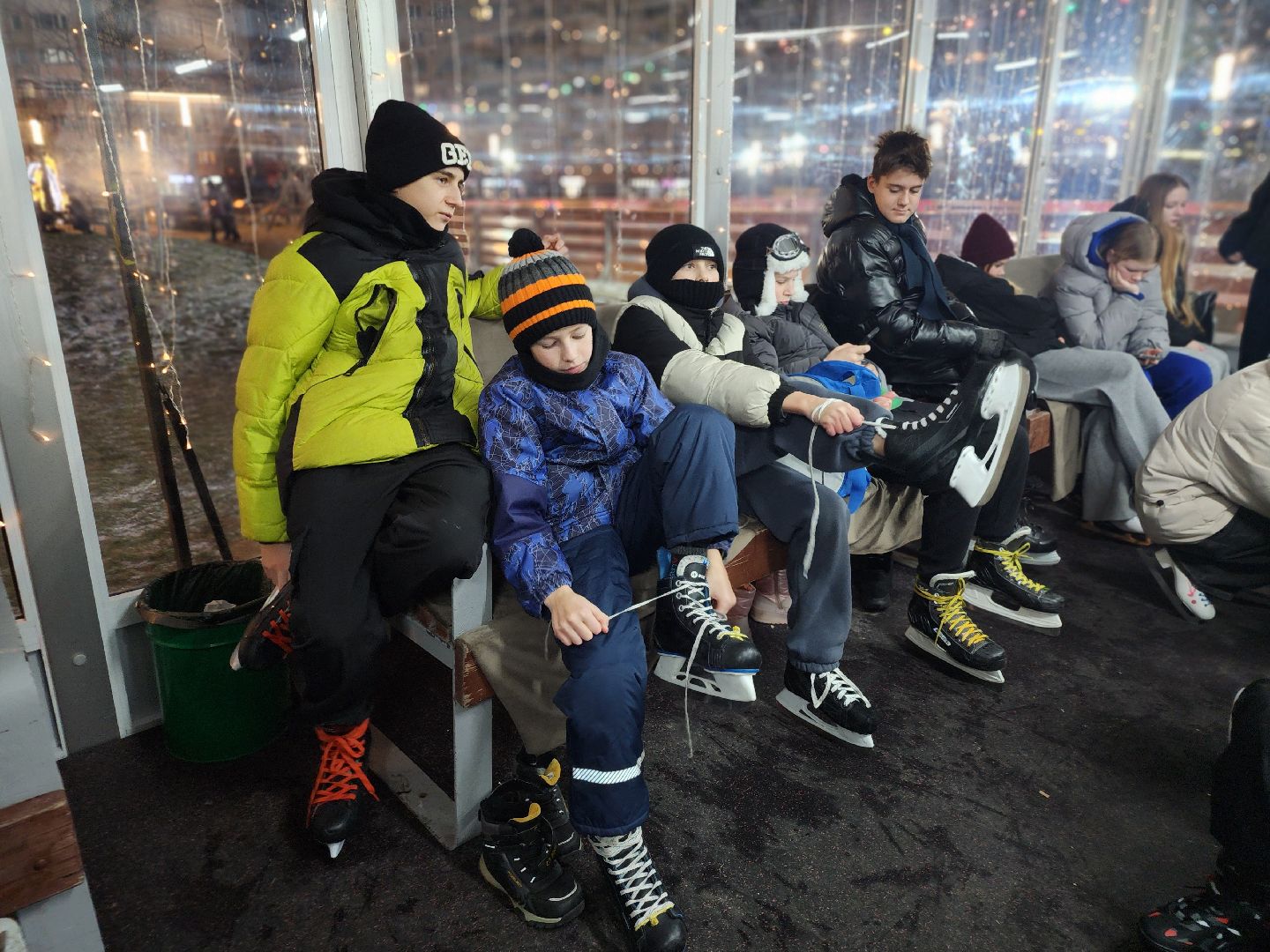 каток, зима в  подмосковье, павшинская пойма, красногорск,