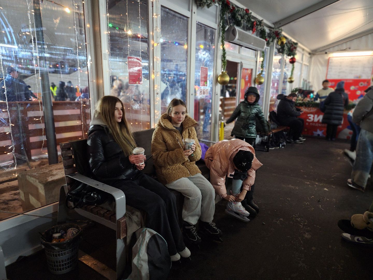 каток, зима в  подмосковье, павшинская пойма, красногорск,