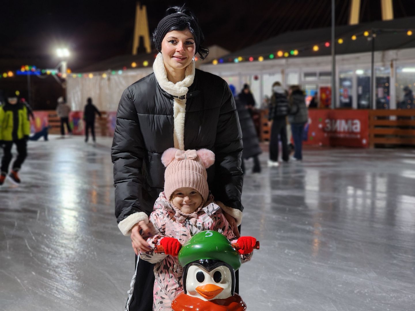 каток, зима в  подмосковье, павшинская пойма, красногорск,