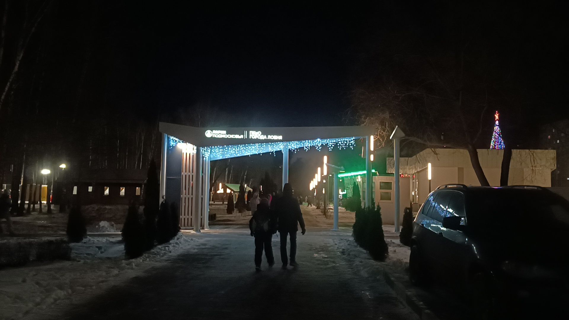 каток, лобня, парк,