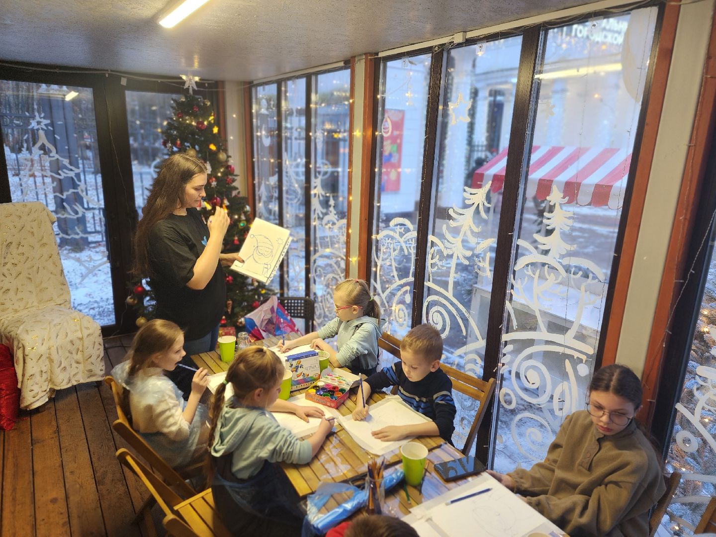 королёв, зима в подмосковье,  резиденция деда мороза, дед мороз в королеве,  парки подмосковья,