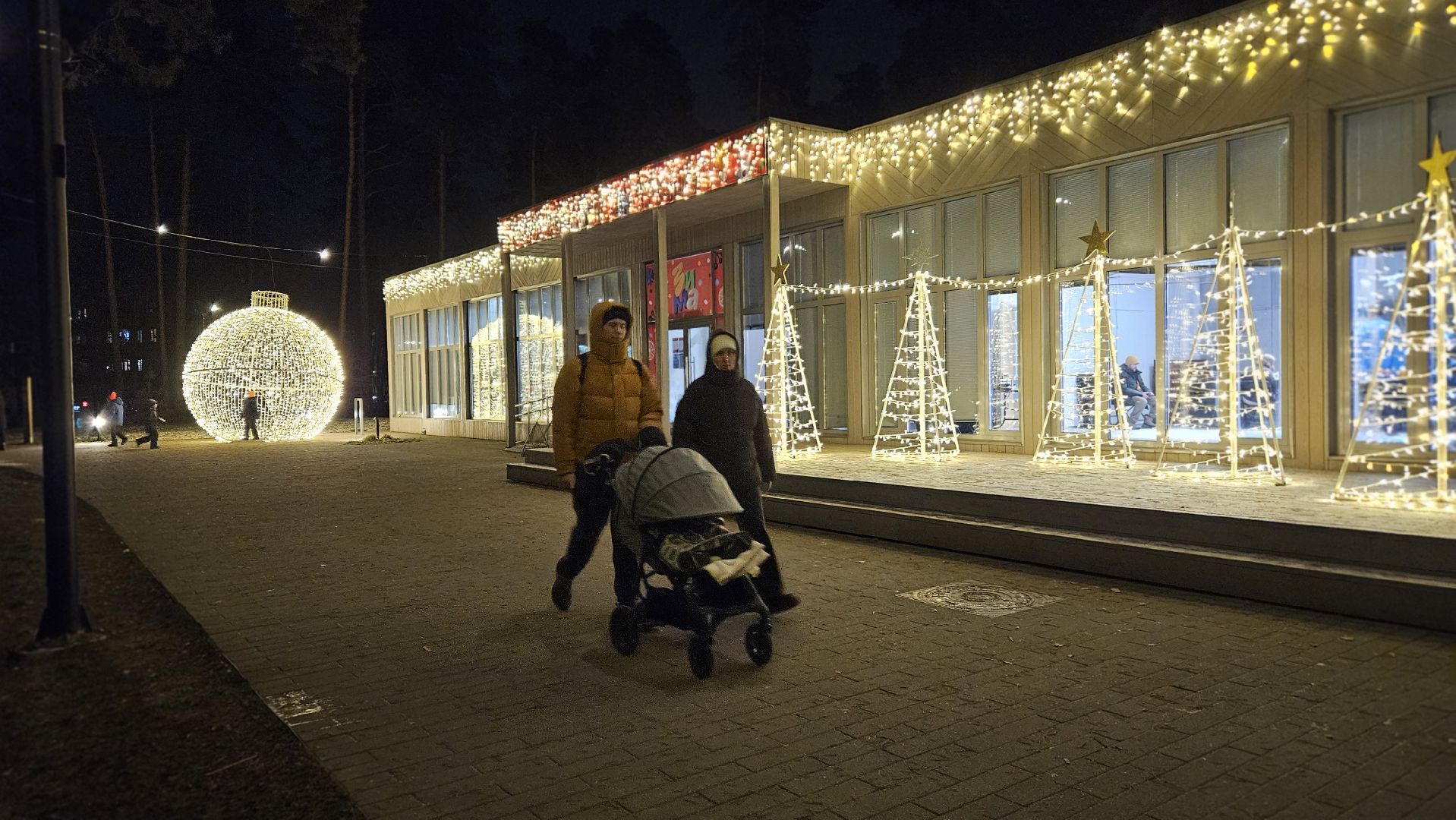 дед мороз, жуковский, зима в  подмосковье,