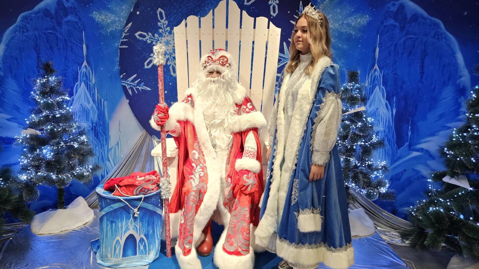 дед мороз, жуковский, зима в  подмосковье,