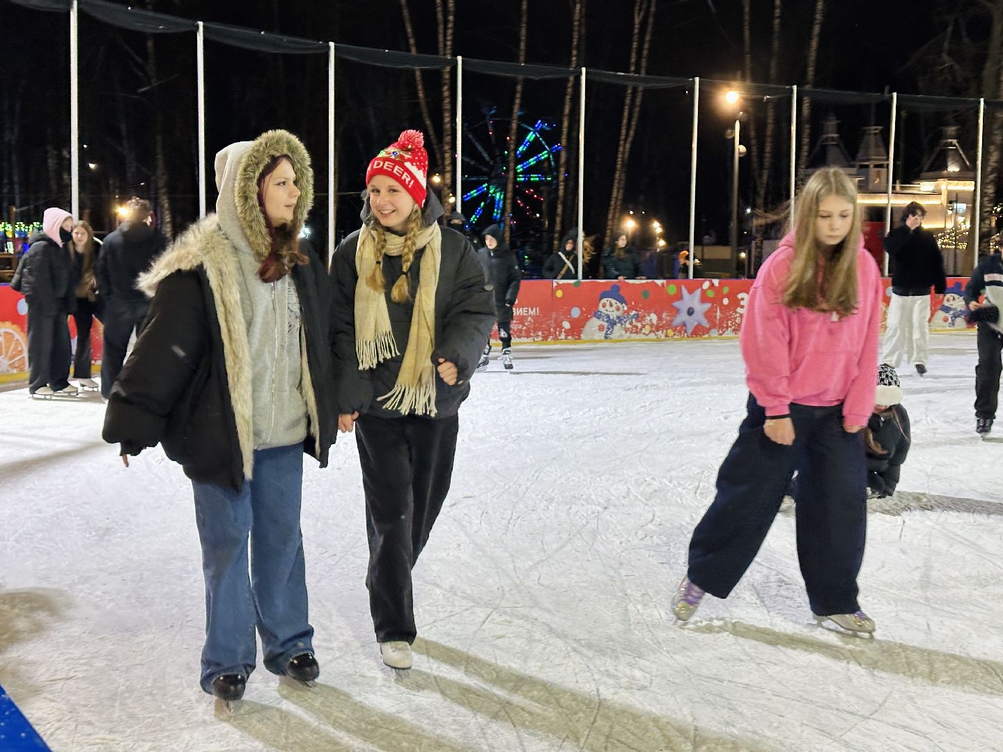 пушкинский городской округ, пушкино, центральный парк культуры и отдыха, каток, Каток в Пушкино, Коньки,