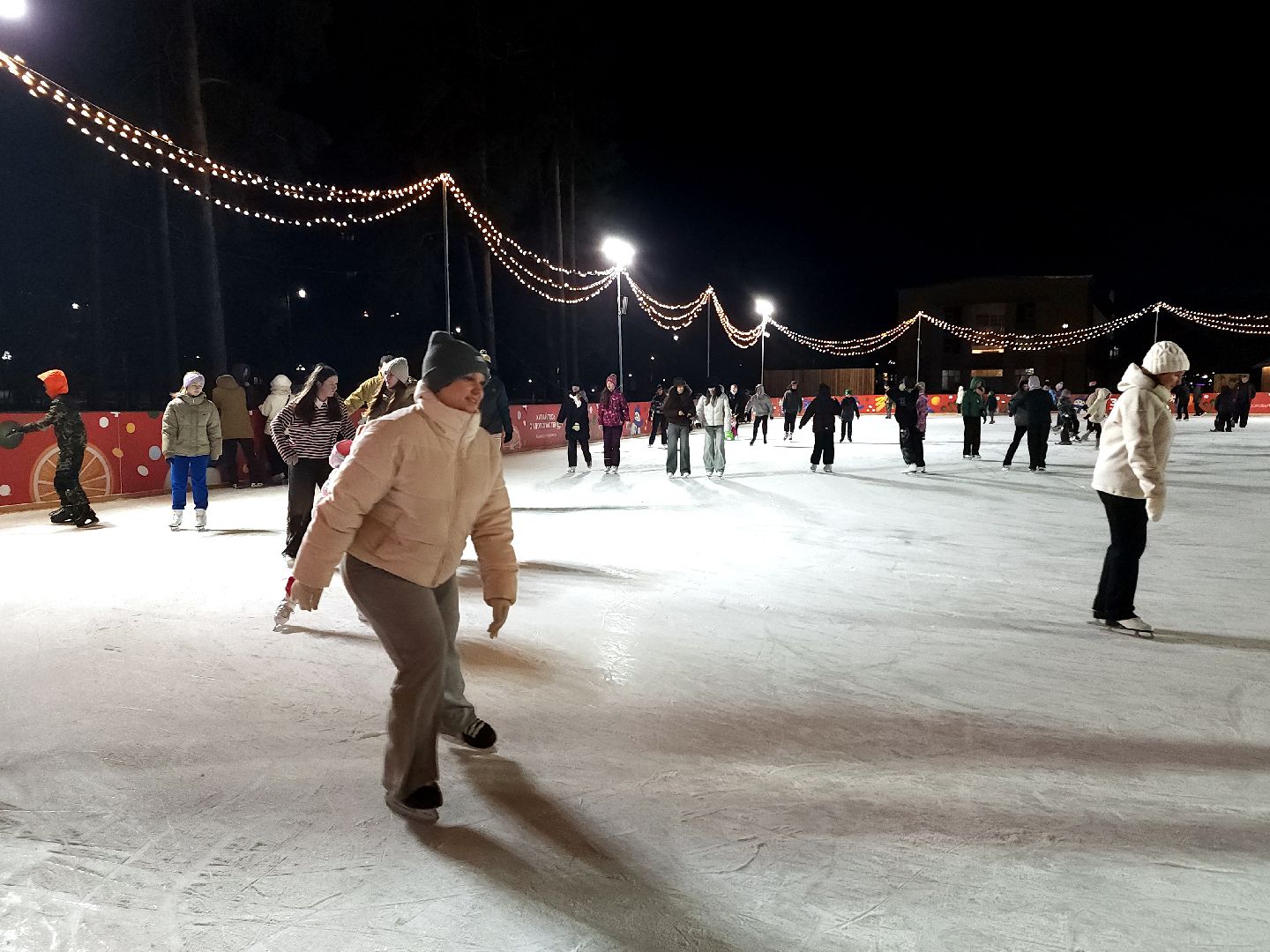 дубна, каток в парке, зима в подмомсковье, мастер класс,