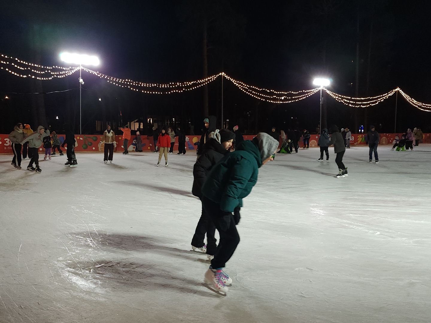 дубна, каток в парке, зима в подмомсковье, мастер класс,