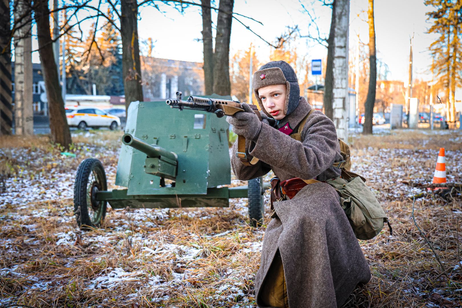 клин, общество, военная реконструкция, история, день освобождения от немецко-фашистских захватчик, культура,