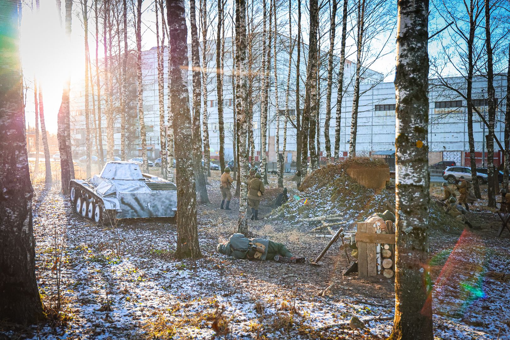 клин, общество, военная реконструкция, история, день освобождения от немецко-фашистских захватчик, культура,