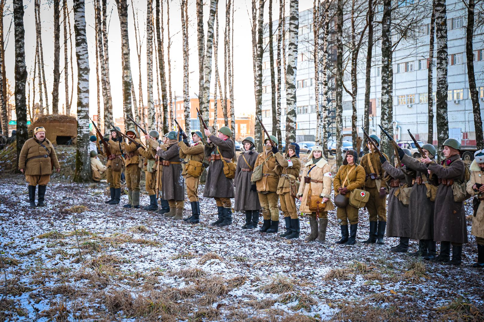 клин, общество, военная реконструкция, история, день освобождения от немецко-фашистских захватчик, культура,