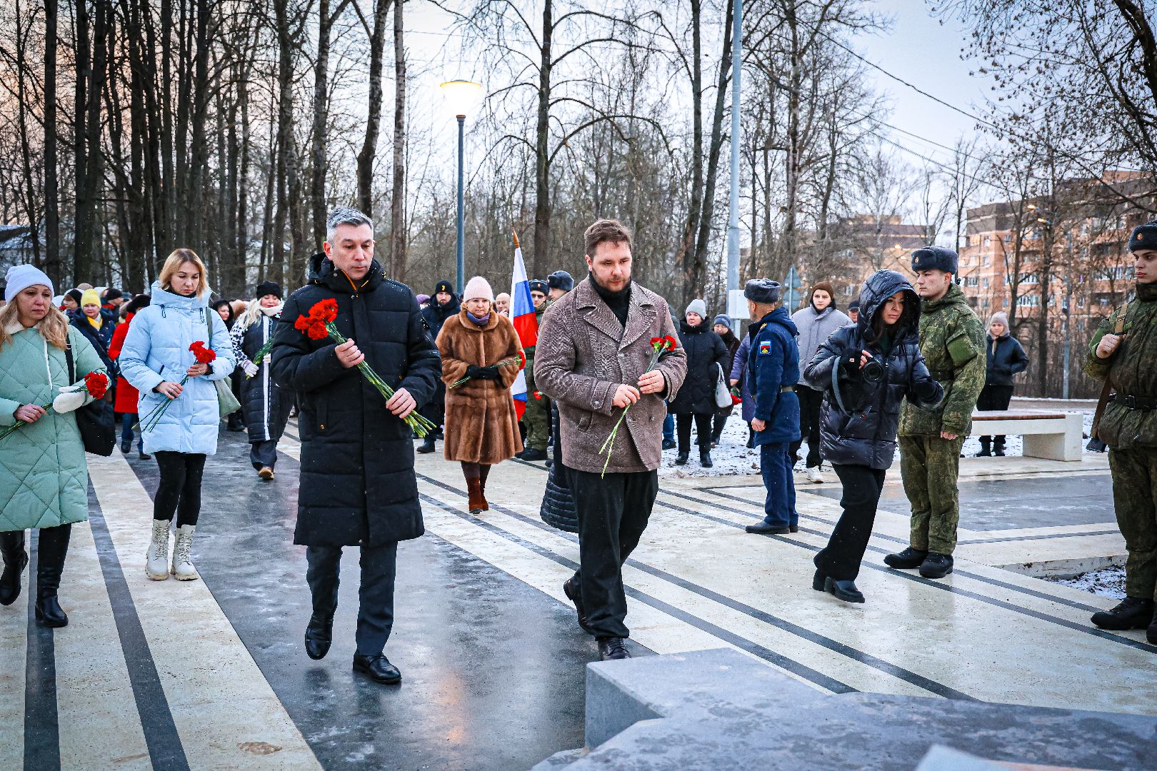 клин, общество, память, новый мемориальный комплекс, вечный огонь,  герои СВО, история,