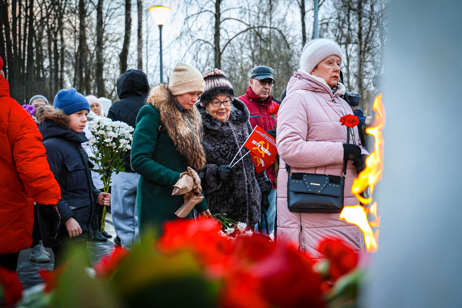 клин, общество, память, новый мемориальный комплекс, вечный огонь,  герои СВО, история,