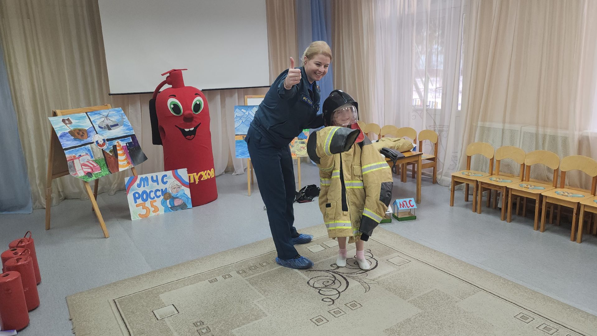 серпухов, детский сад пчелка, улица советская, серпуховские спасатели,