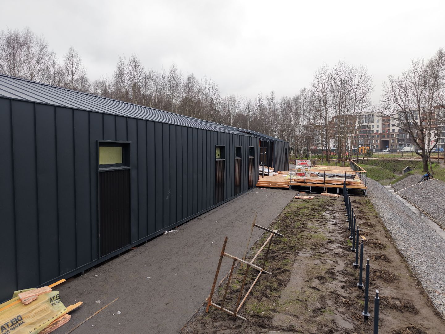 видео с коптера, пироговский лесопарк, благоустройство в мытищах,