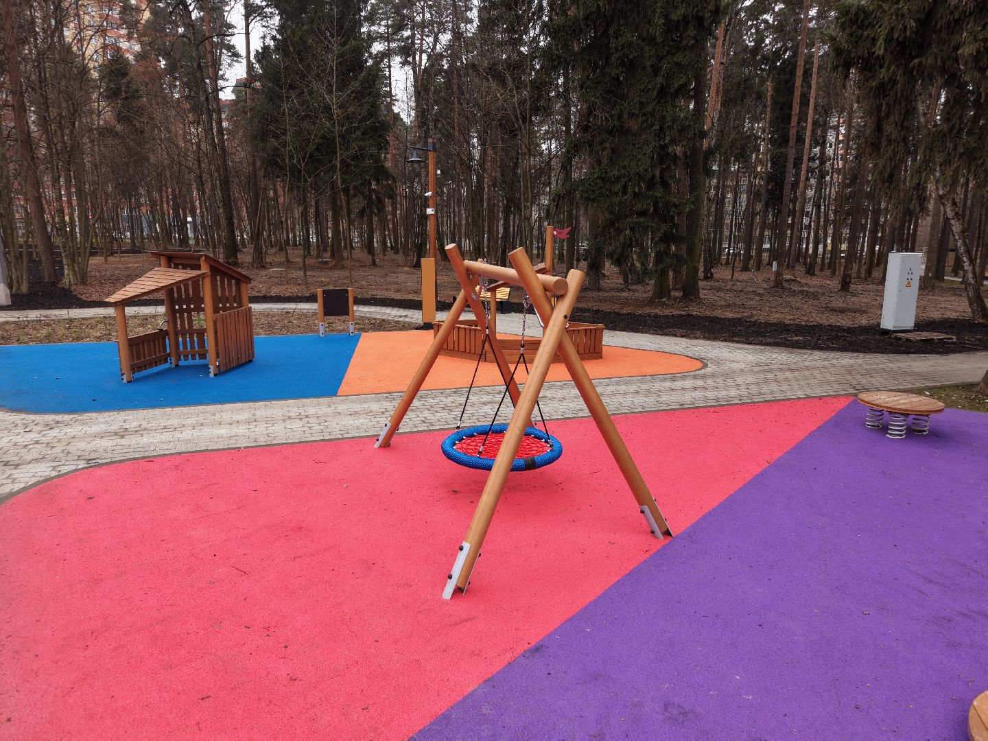 видео с коптера, парк Папанинская дача , парк в королеве,