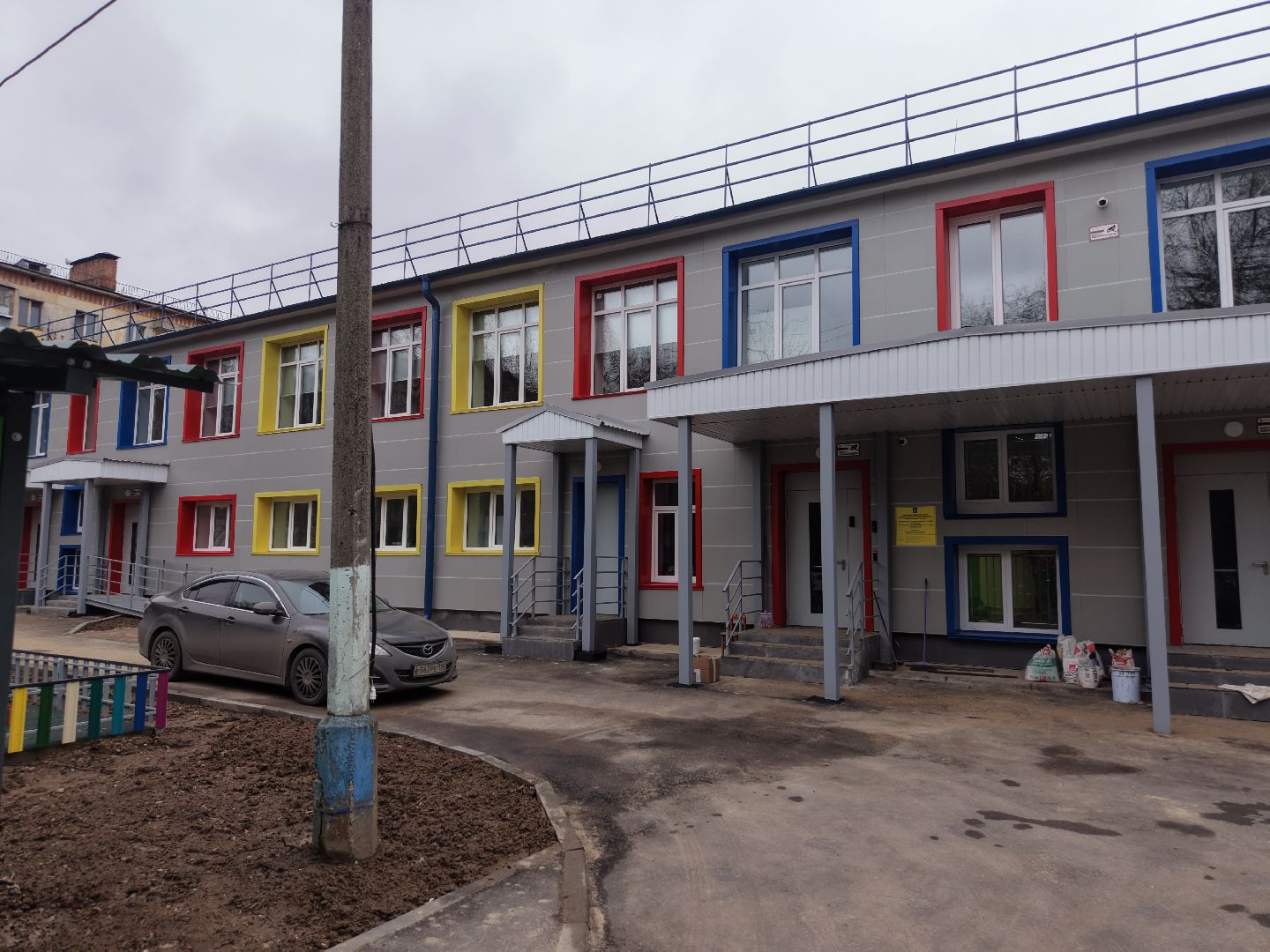 видео с коптера, детский сад 5 в королеве,