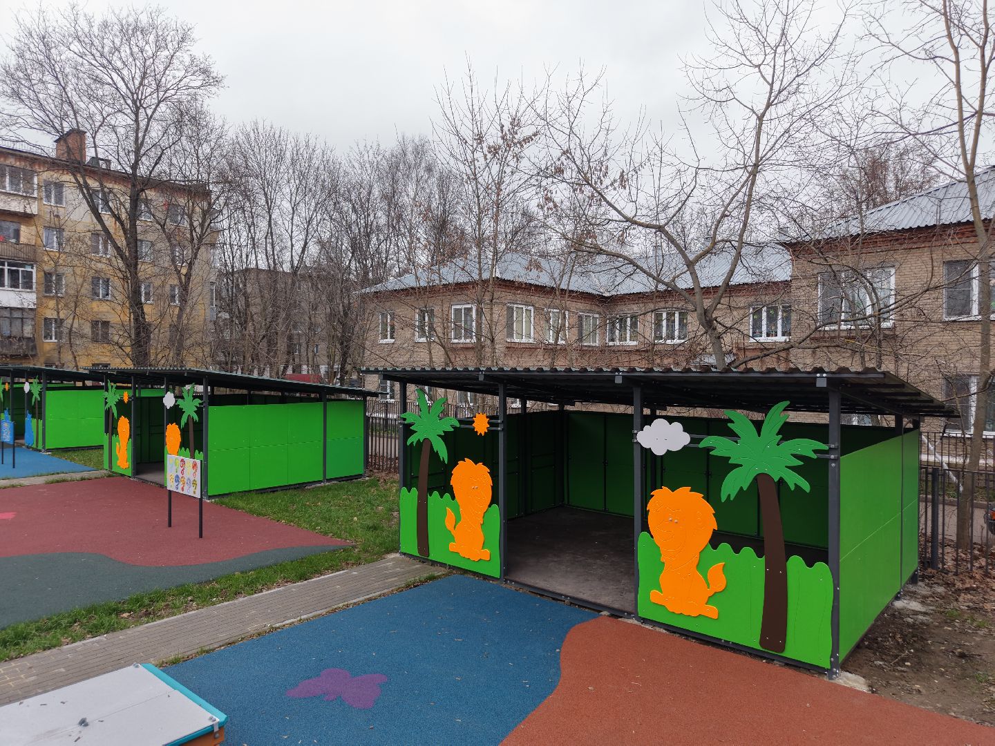 видео с коптера, детский сад 5 в королеве,