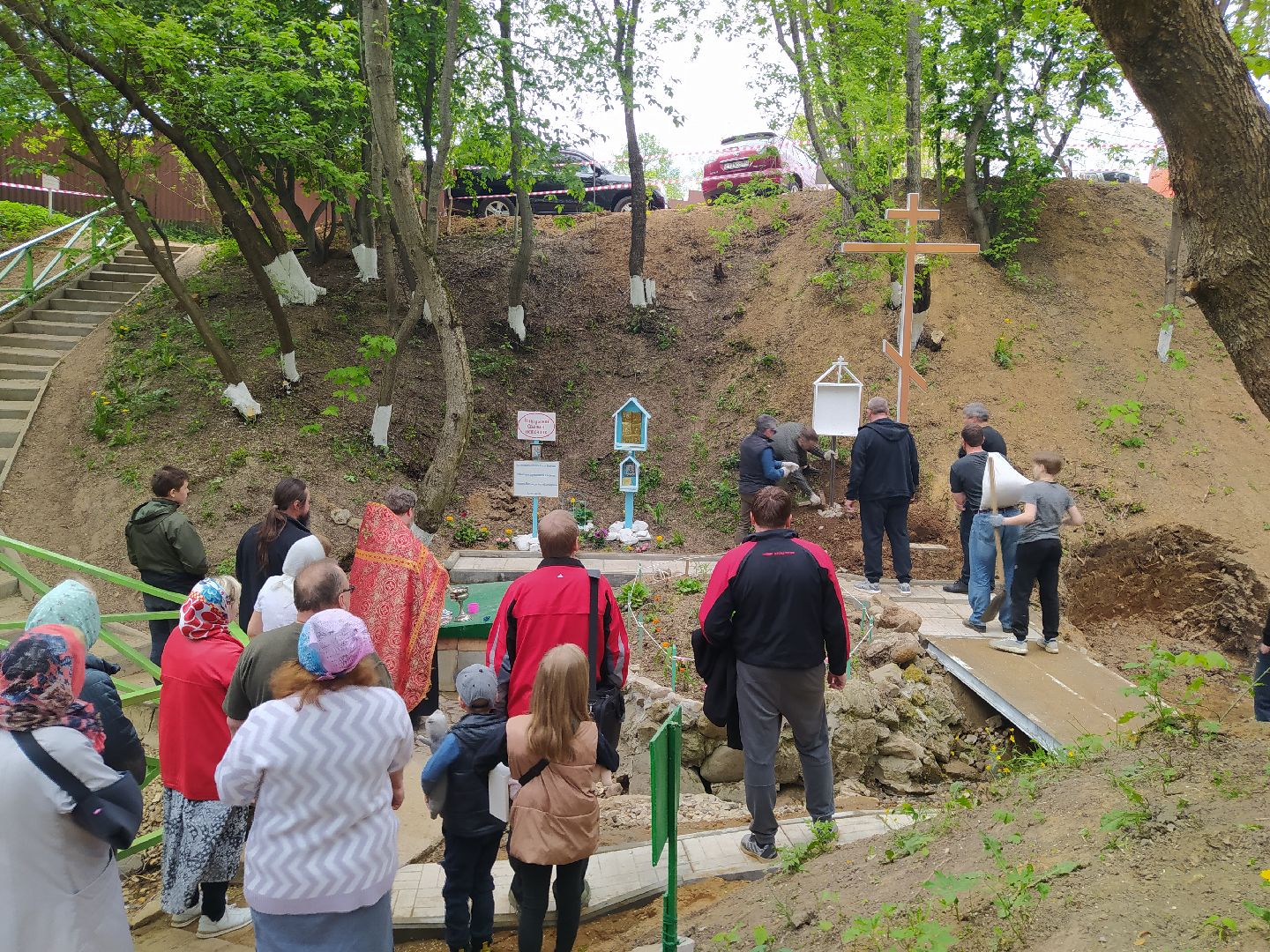 Нахабино, Никольский источник, Церковь, Святой Источник