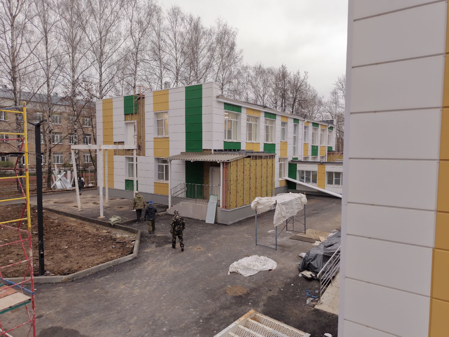 видео с коптера, детский сад при лицее  4 в королеве,
