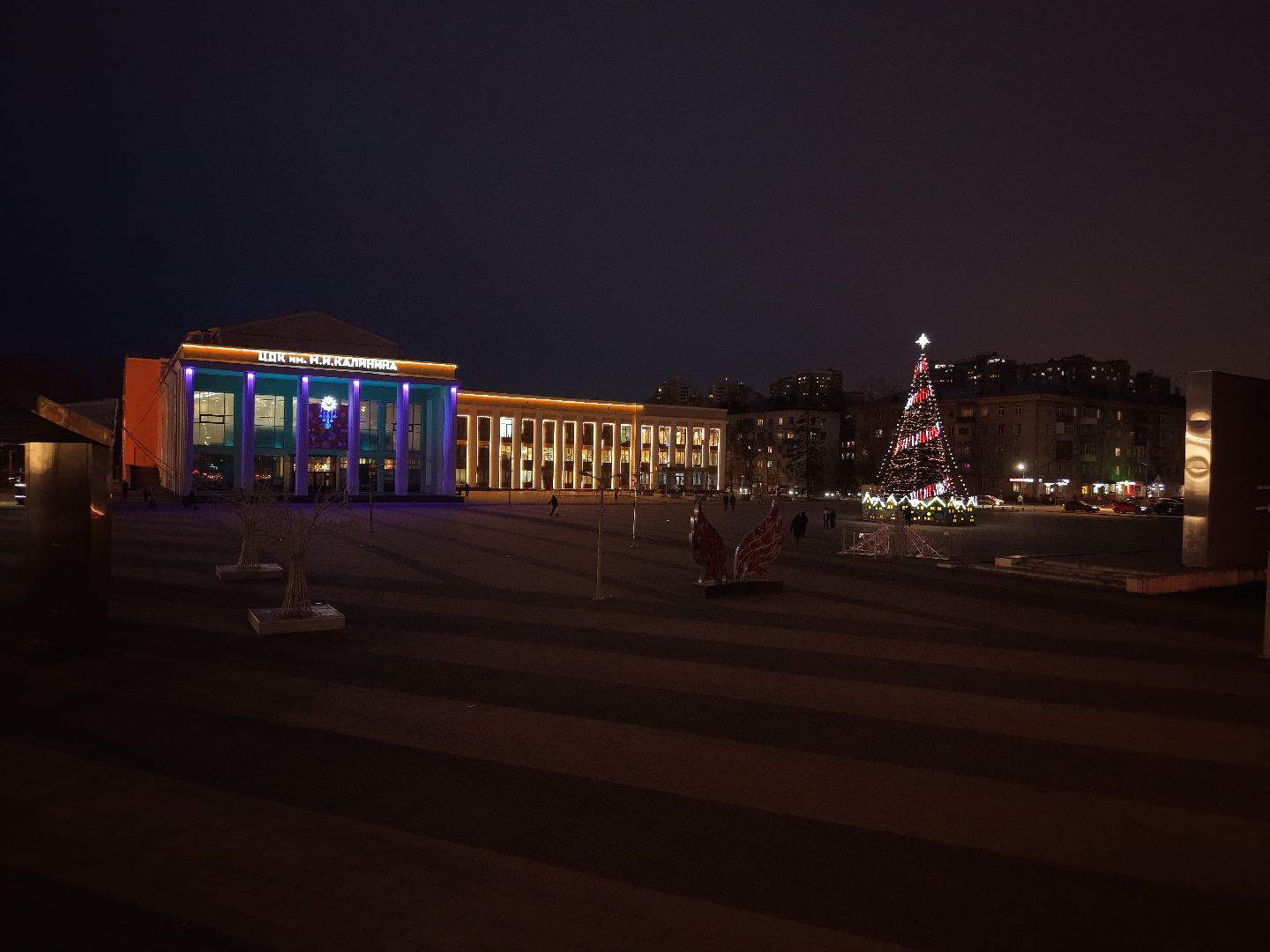 видео с коптера, елка в королеве, новогодняя елка на центральной площади королева,