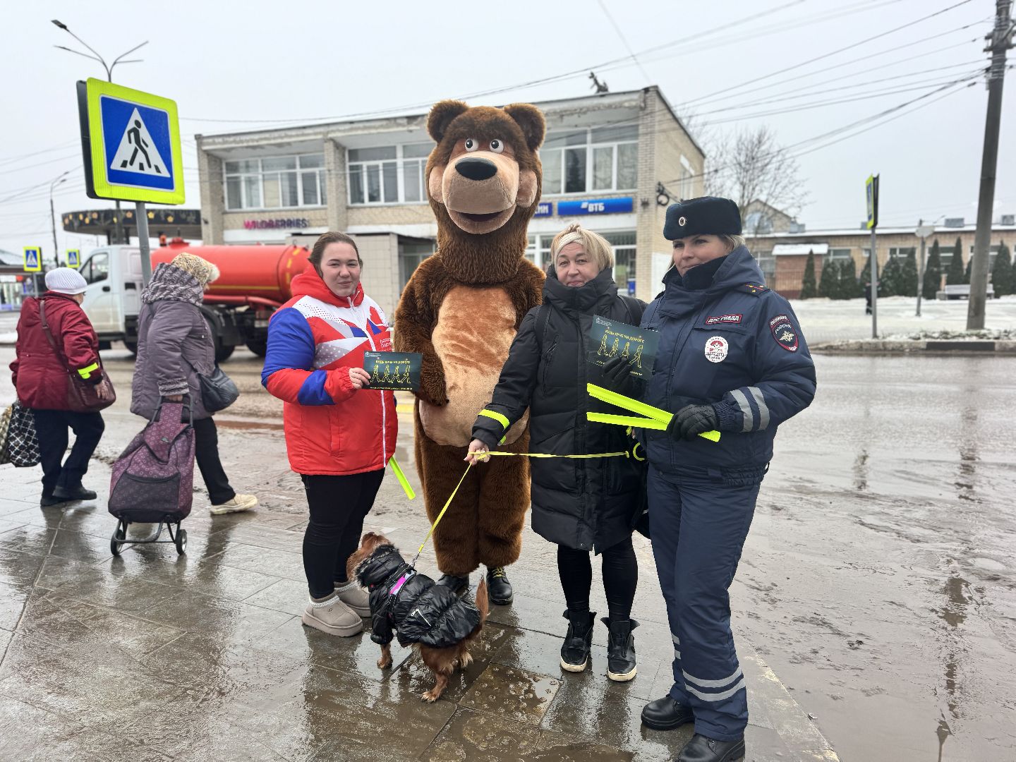 шаховская, акция, пешеходные зоны и дорожки, госавтоинспекторы,