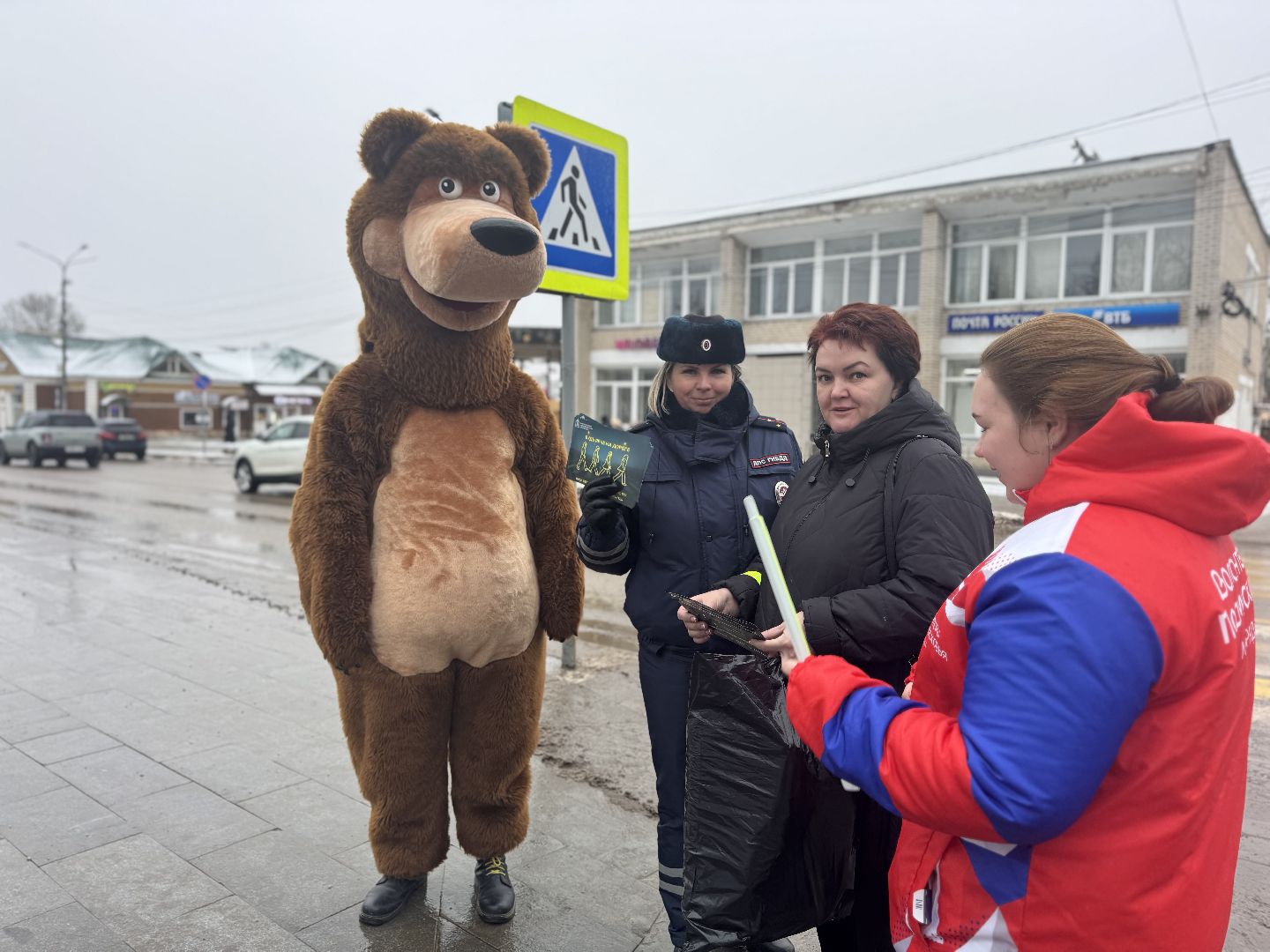 шаховская, акция, пешеходные зоны и дорожки, госавтоинспекторы,