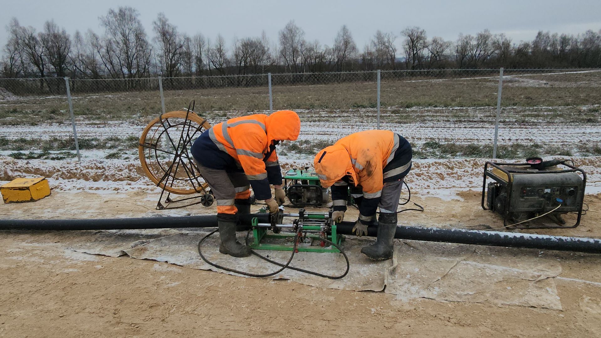 серпухов, парковка в деревне калиново, строительство парковки в серпухове,