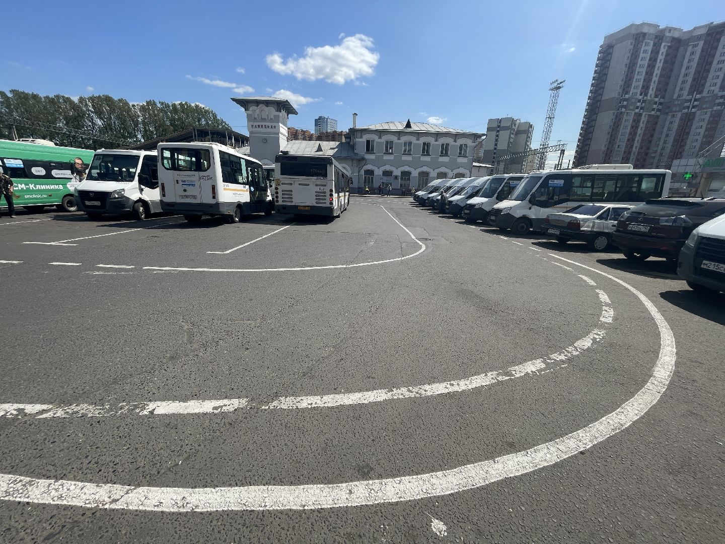 Одинцово, благоустройство, разметка, автобусы,