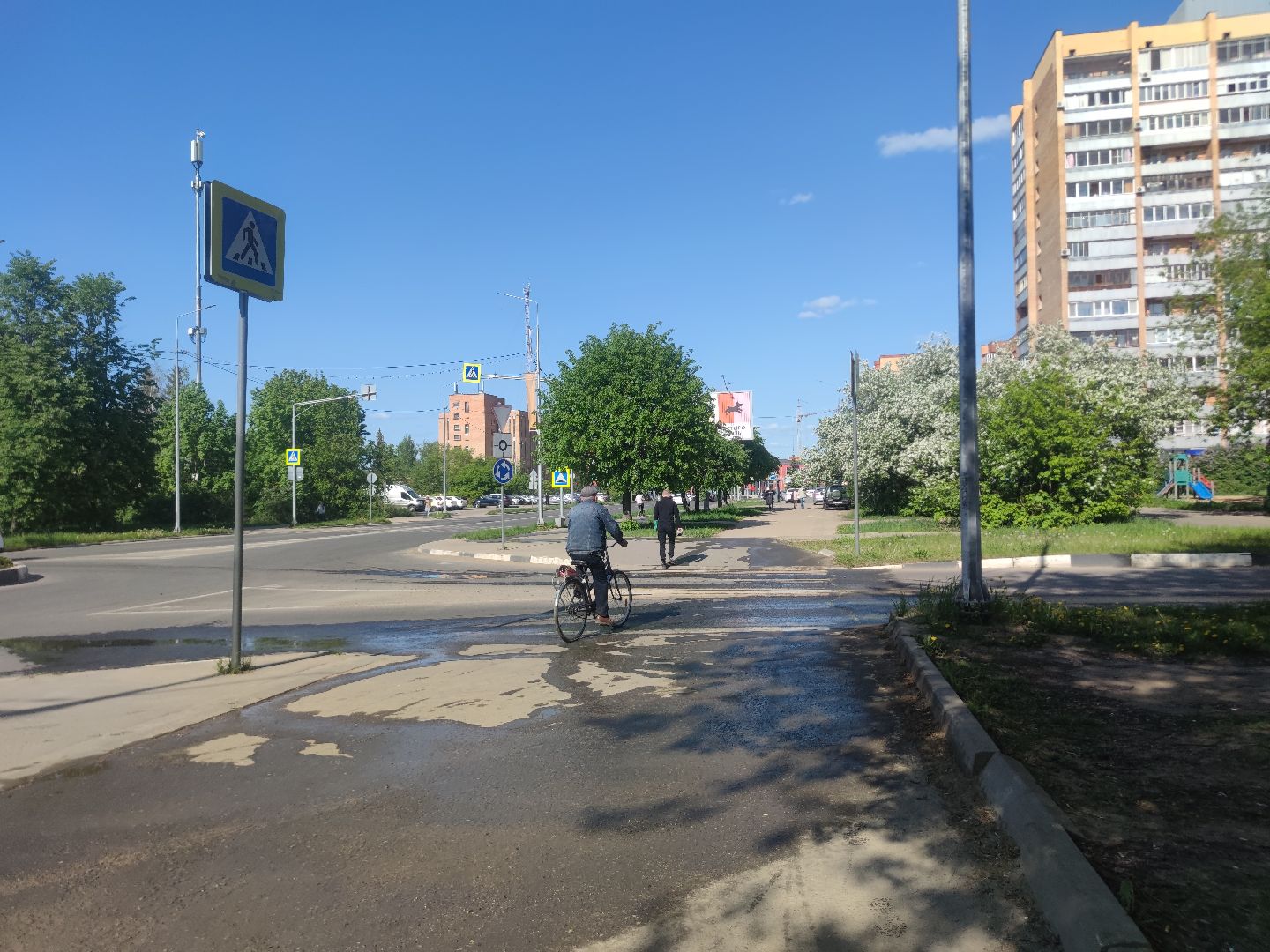 ЖКХ, уборка улиц, Дубна