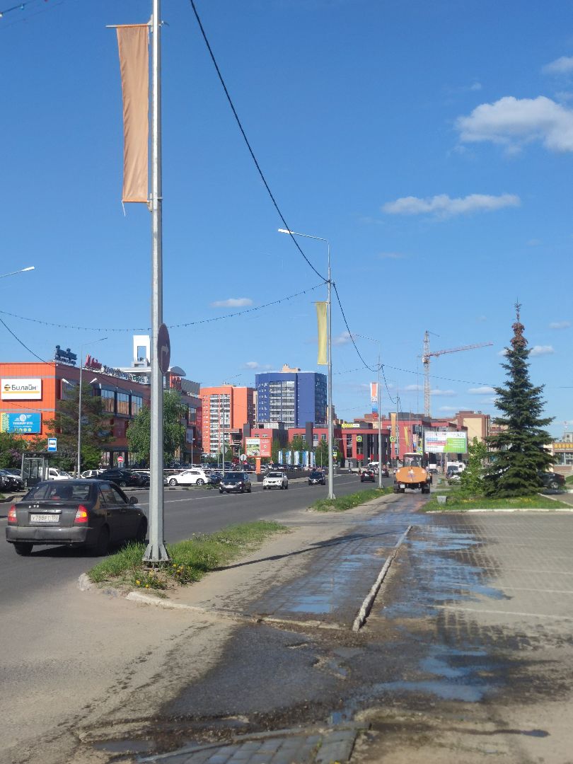 ЖКХ, уборка улиц, Дубна