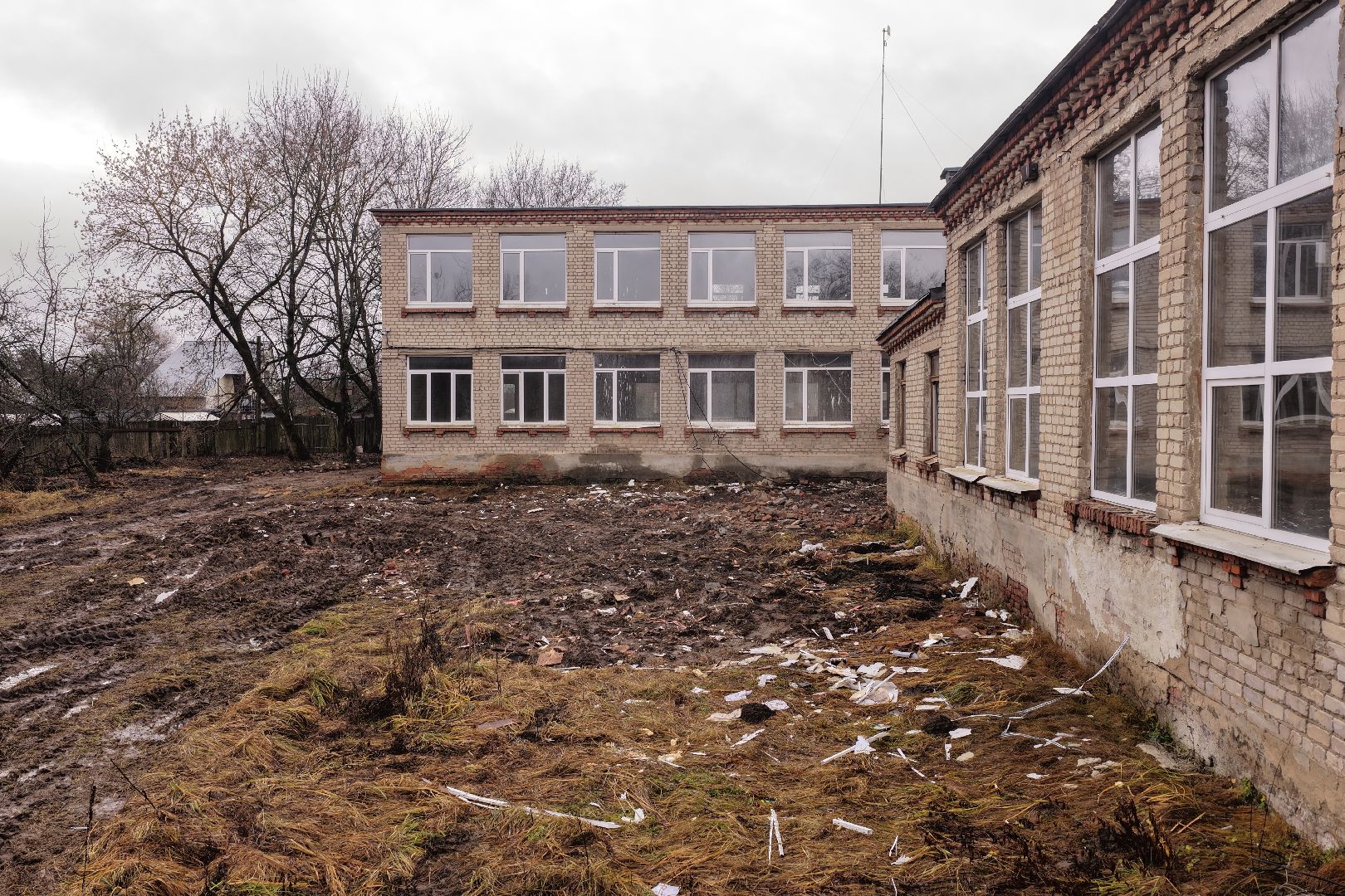 видео с коптера, школа в кабаново,