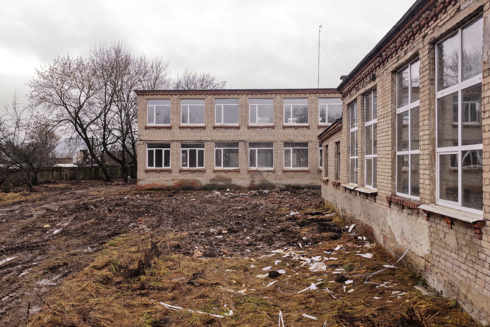 видео с коптера, школа в кабаново,