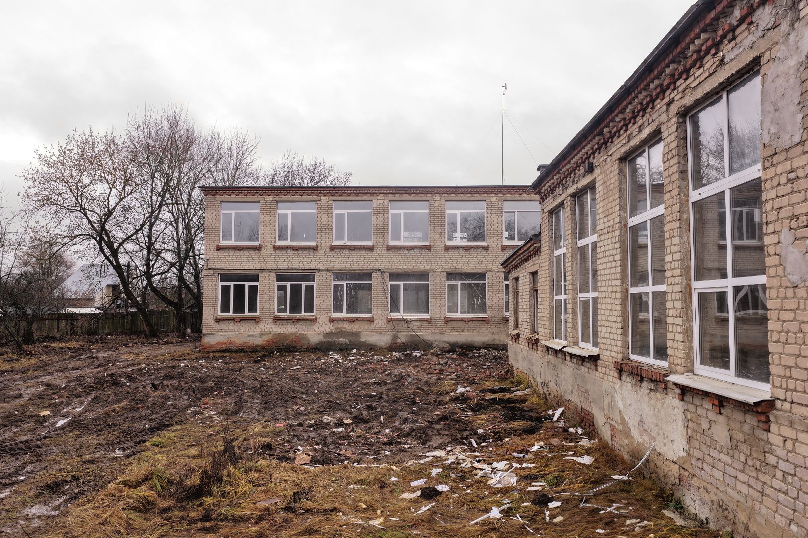 видео с коптера, школа в кабаново,