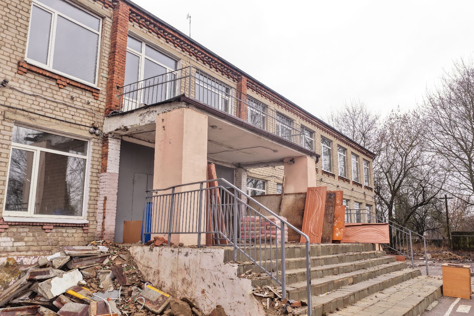 видео с коптера, школа в кабаново,