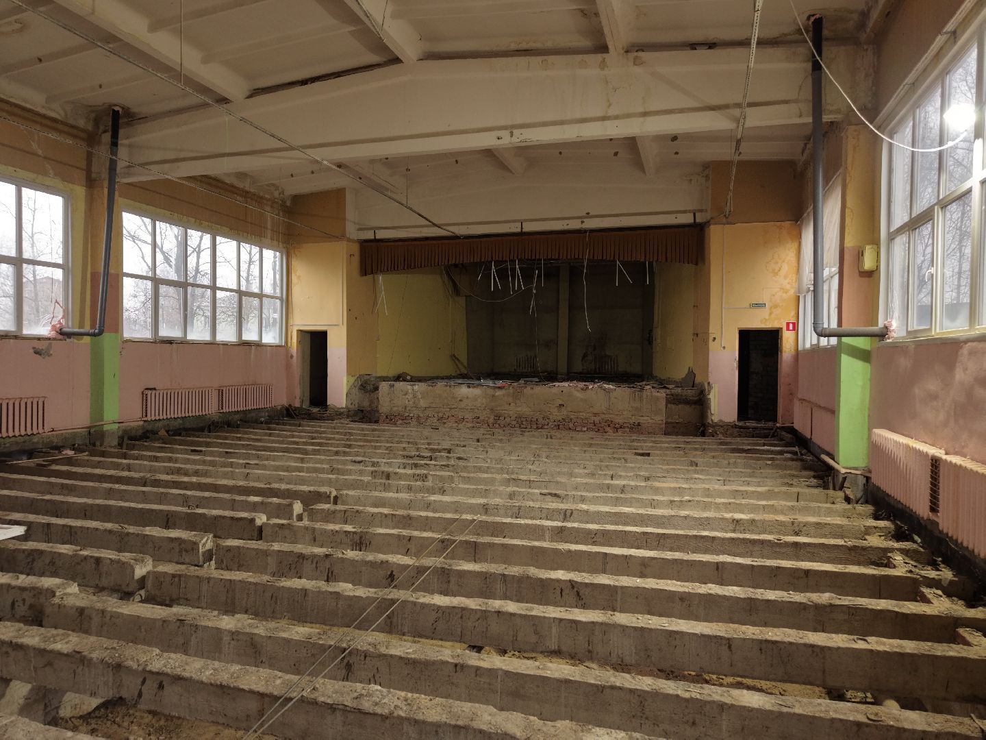 видео с коптера, школа 20 орехово-зуево, капремонт школы 20,