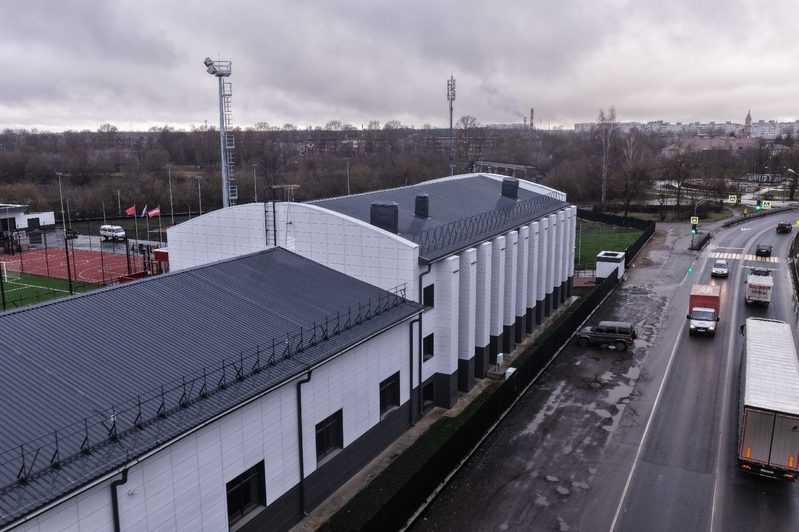 видео с коптера, стадион торпедо,