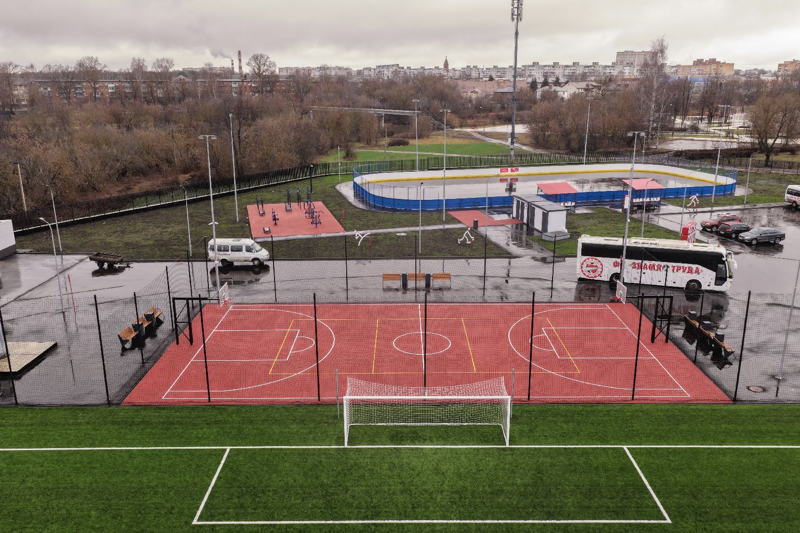 видео с коптера, стадион торпедо,