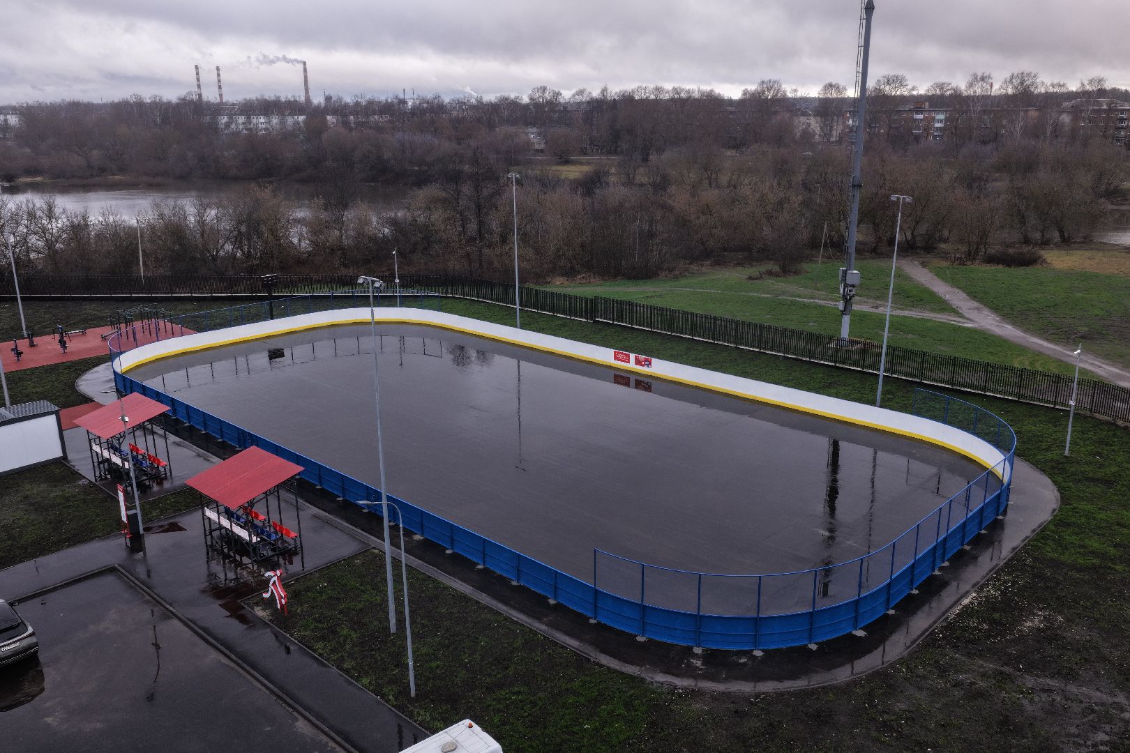 видео с коптера, стадион торпедо,