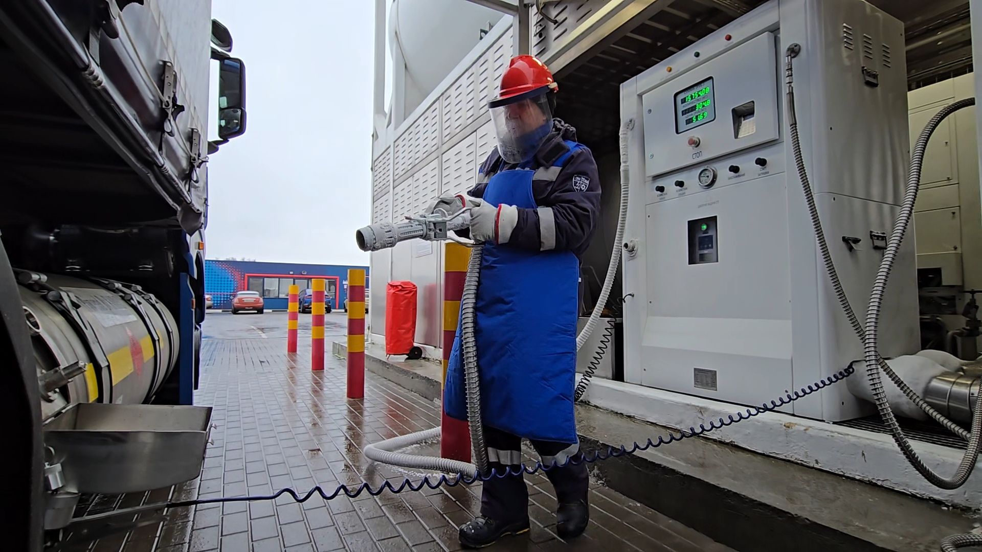 Коломна, КриоАЗС , криогенная газозаправочная станция,