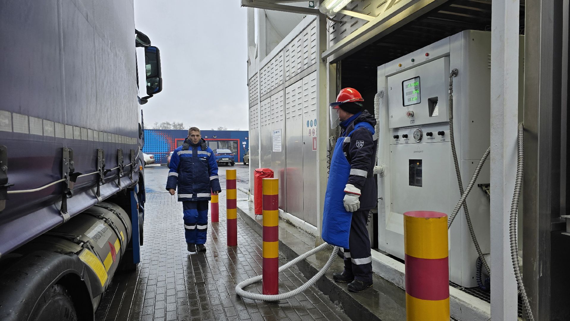 Коломна, КриоАЗС , криогенная газозаправочная станция,