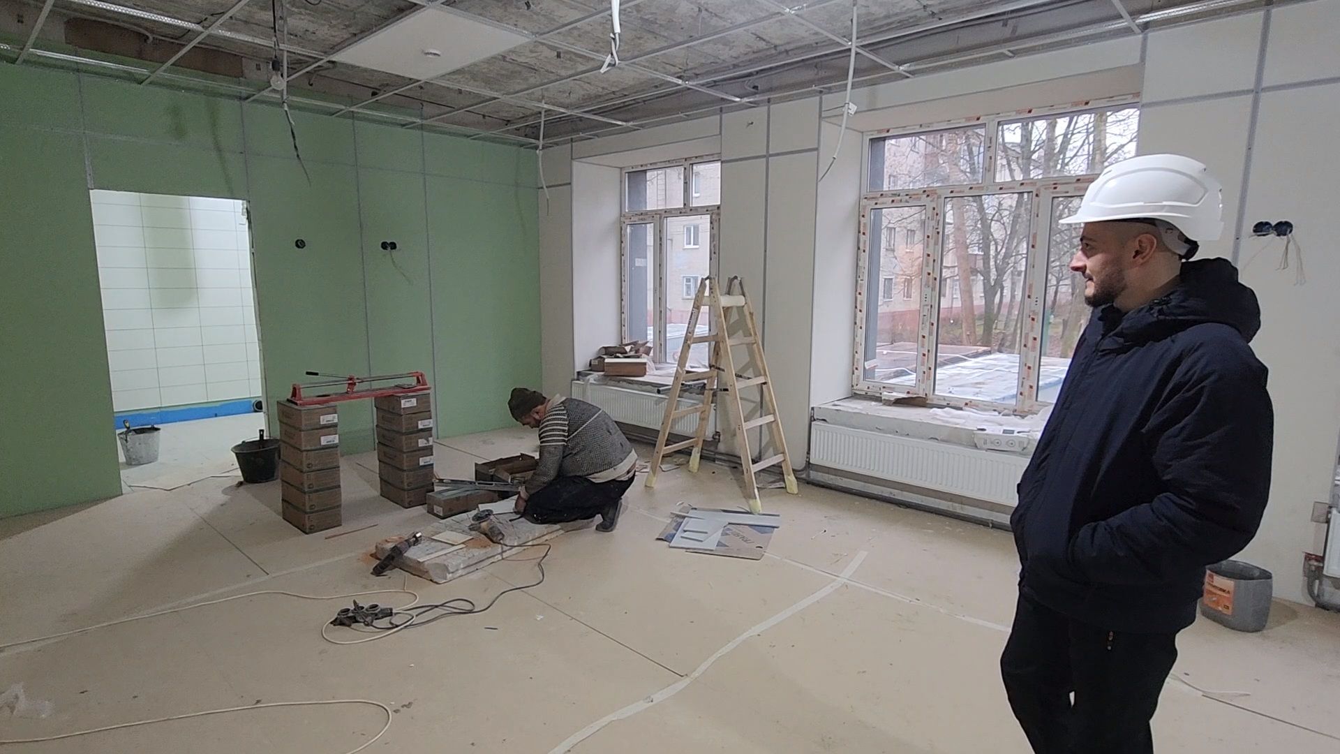 чехов,улица ильича 34а, детсад, дошкольное отделение, лицей 4, капитальный ремонт, капремонт здания, реконструкция, внутренняя отделка помещений, ремонт стен и потолков, замена окон и дверей, монтаж полов, радиаторы отопления, внутренние инженерные сети, слаботочные сети, укладка плитки,финишная отделка, госпрограмма московской области,