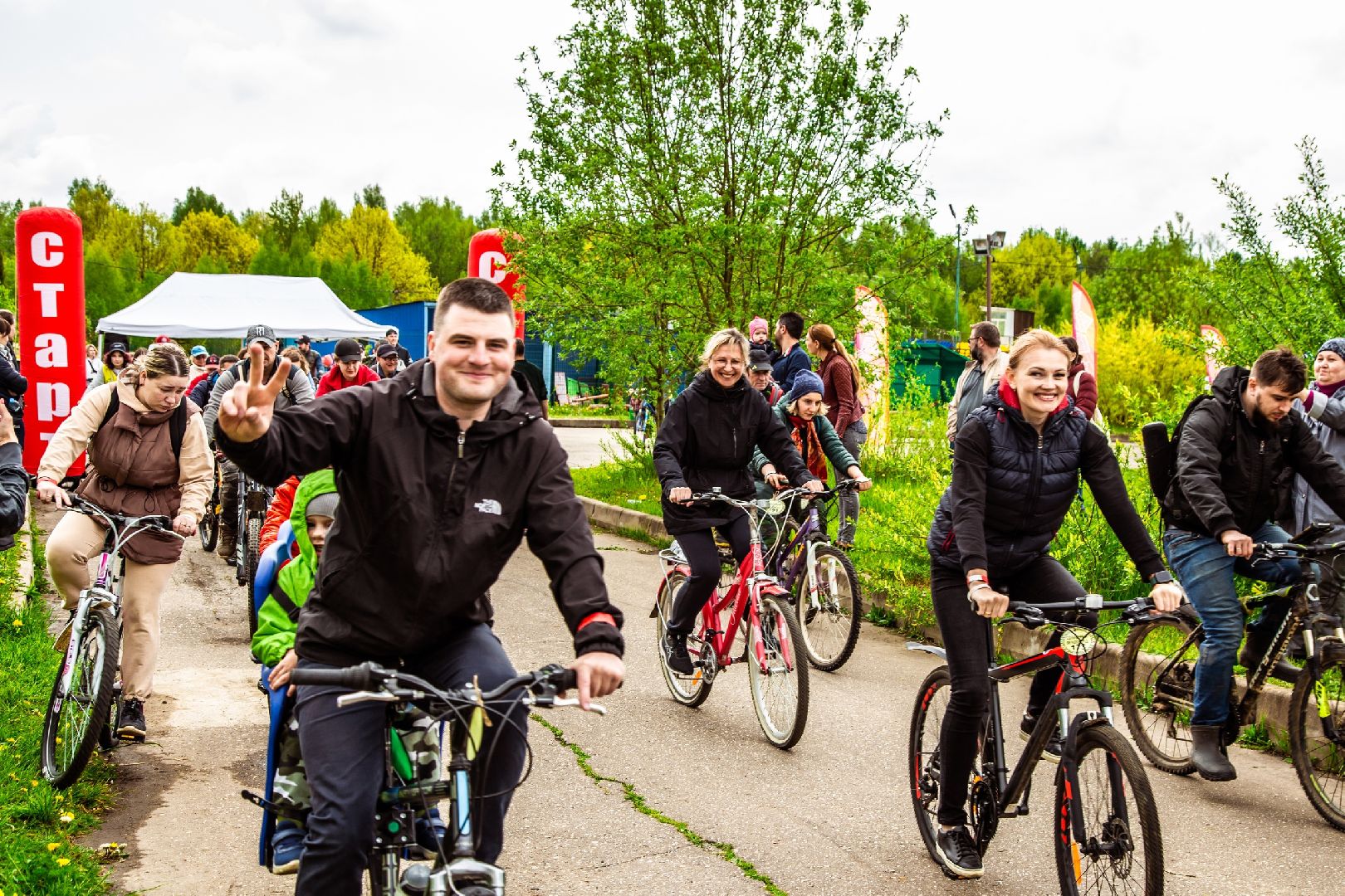 Солнечногорск, велопарад, Сенеж, спорт, лотерея